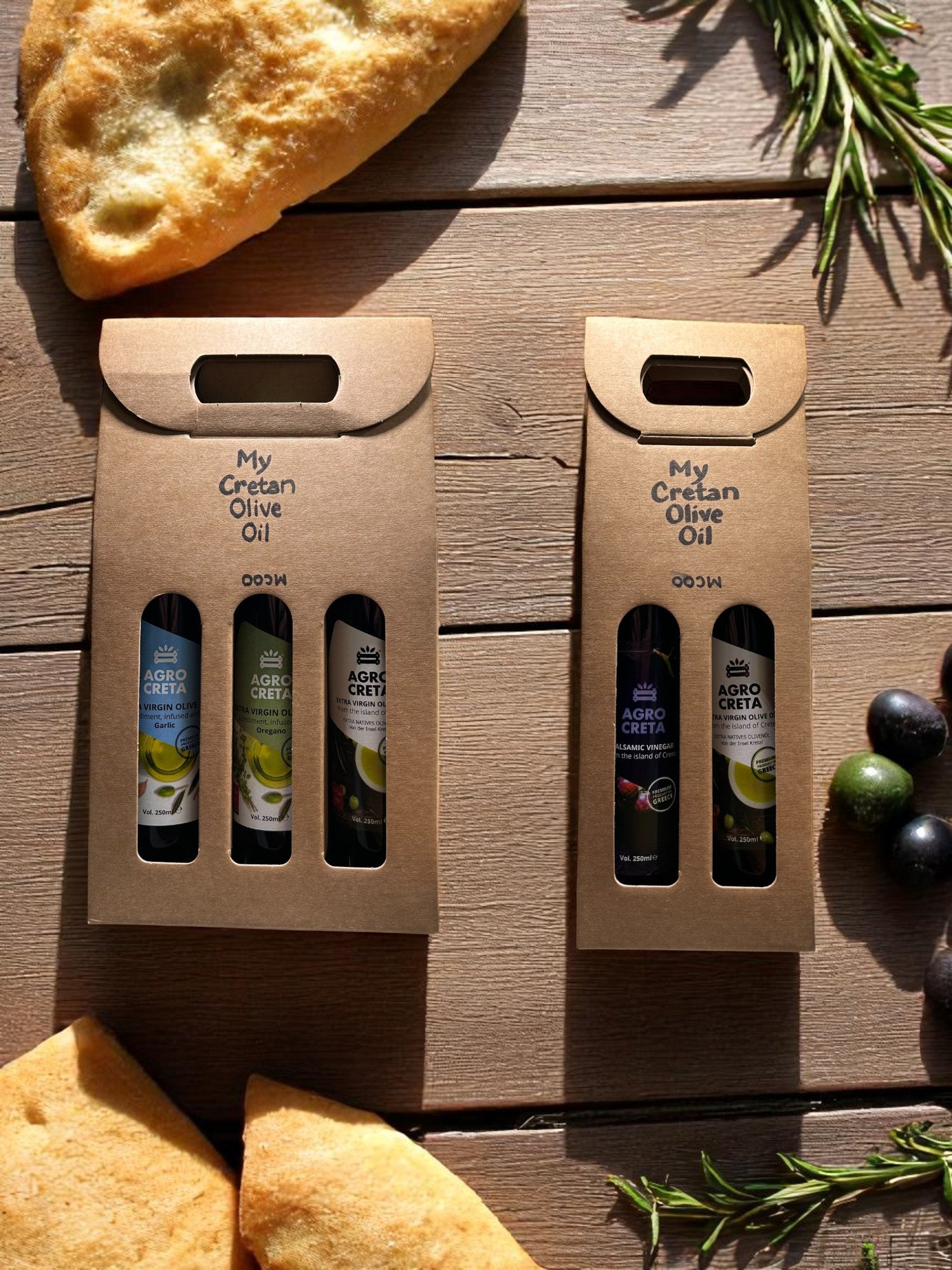 Overrask med en eksklusiv gaveæske med håndlavet olivenolie og balsamico. Ideel som værtindegave eller til madelskere. Se udvalget hos MCOO.dk.